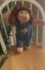 1986 Vintage Cabbage Patch Kids Girl Doll Red Curly Hair Light Complexion