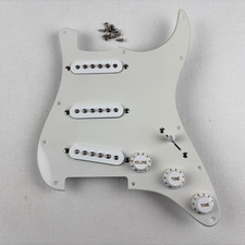 2009 Squier Affinity Stratocaster SSS Loaded Pickguard ~ Working, 11 Hole, 1 Ply