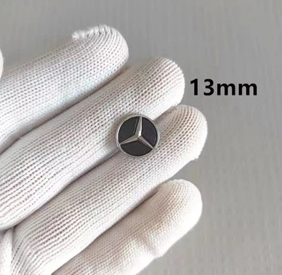 2 X MERCEDES BENZ KEY FOB BADGE EMBLEM 13mm