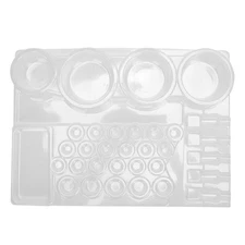 24pcs Disposable Tattoo Ink Cup Holder Stand Tattoo Needle Pigment Tray Acce BX5