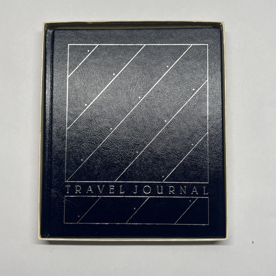Hallmark World Travel Journal ~ NIB ~ Hardcover w/ World Map, Itinerary  - Image 2 of 4