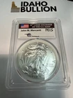 2017 P Silver Eagles PCGS MS-70 Silver Eagle Mint Engraver Series Mercanti