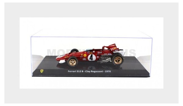 Edicola FE24-0017 Ferrari F1 312B N 4 Season 1970 Clay Regazzoni Mit Vitrine-image