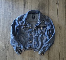 Gap Kids Girls Denim Jacket Jeans Size Large Stretch Soft EUC 