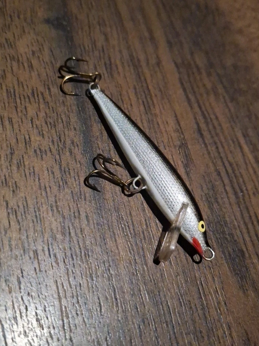 4 Vintage Early RAPALA Finland Balsa Minnow Lures