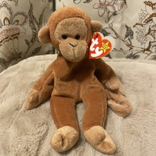Ty Beanie Baby Bongo The Monkey Toy 4067 - NWT