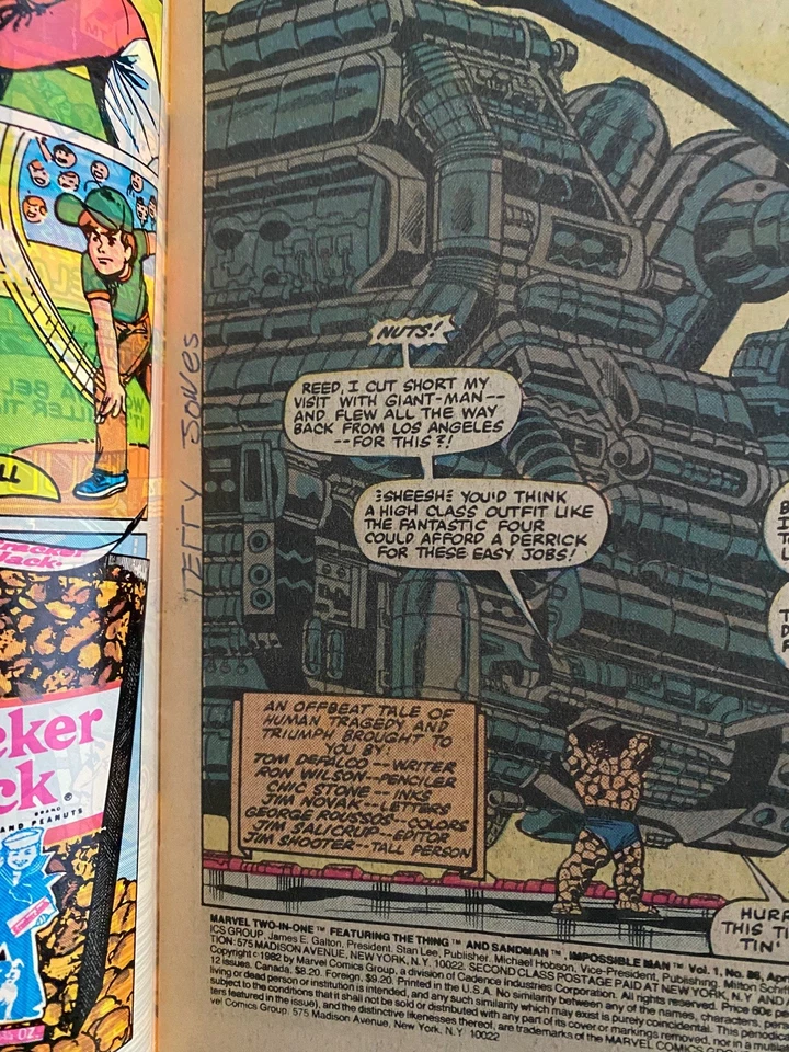 Marvel Two-In-One 86 Bronze Age comic Sandman Thing - image 4 of 4