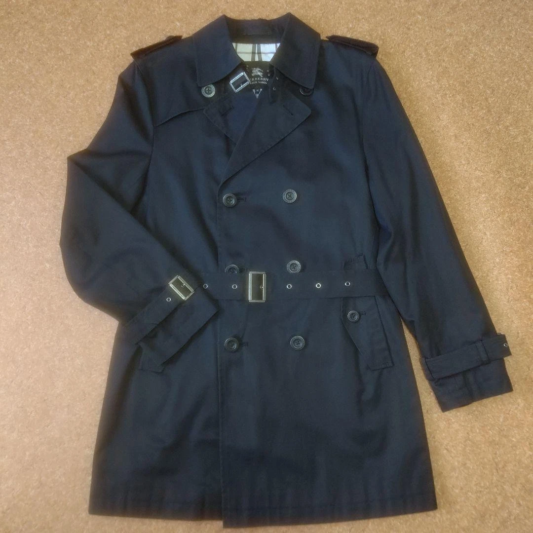 Burberry Black Trench Coats for Men for sale | eBay