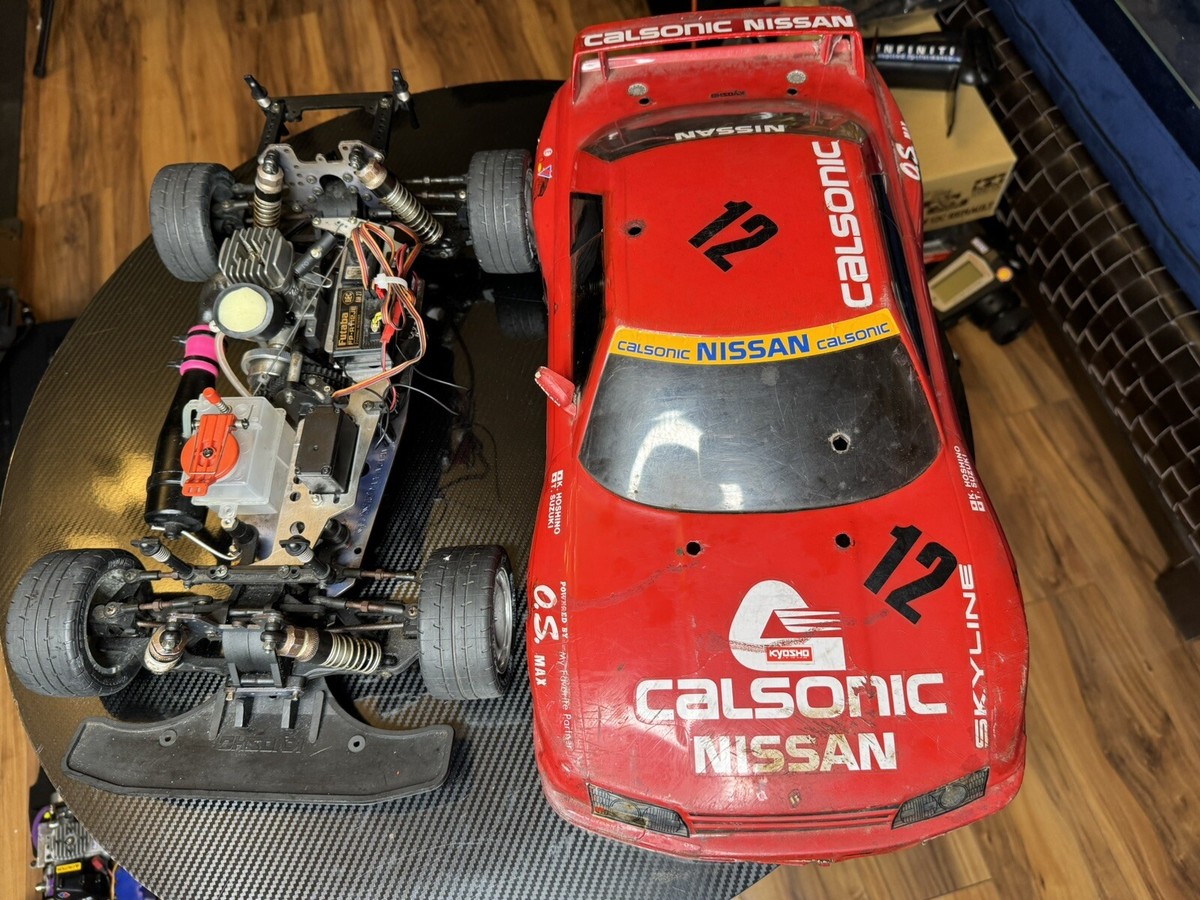 Kyosho 2 speed Skyline GTR Fw02 Discontinued Almost RTR OS Kyosho 2 speed Skyline GTR Fw02 Discontinued Almost RTR OS