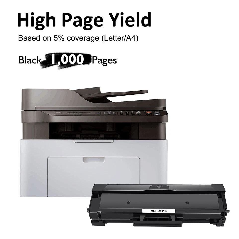 Lote de repuesto de tóner MLT-D111S 111S para Samsung Xpress M2020W M2024W M2070 Foto 3 de 4