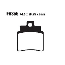 Pastillas Carbon EBC SFAC355/4 R2335504 Para SYM 250 Joy Max 2006-2016