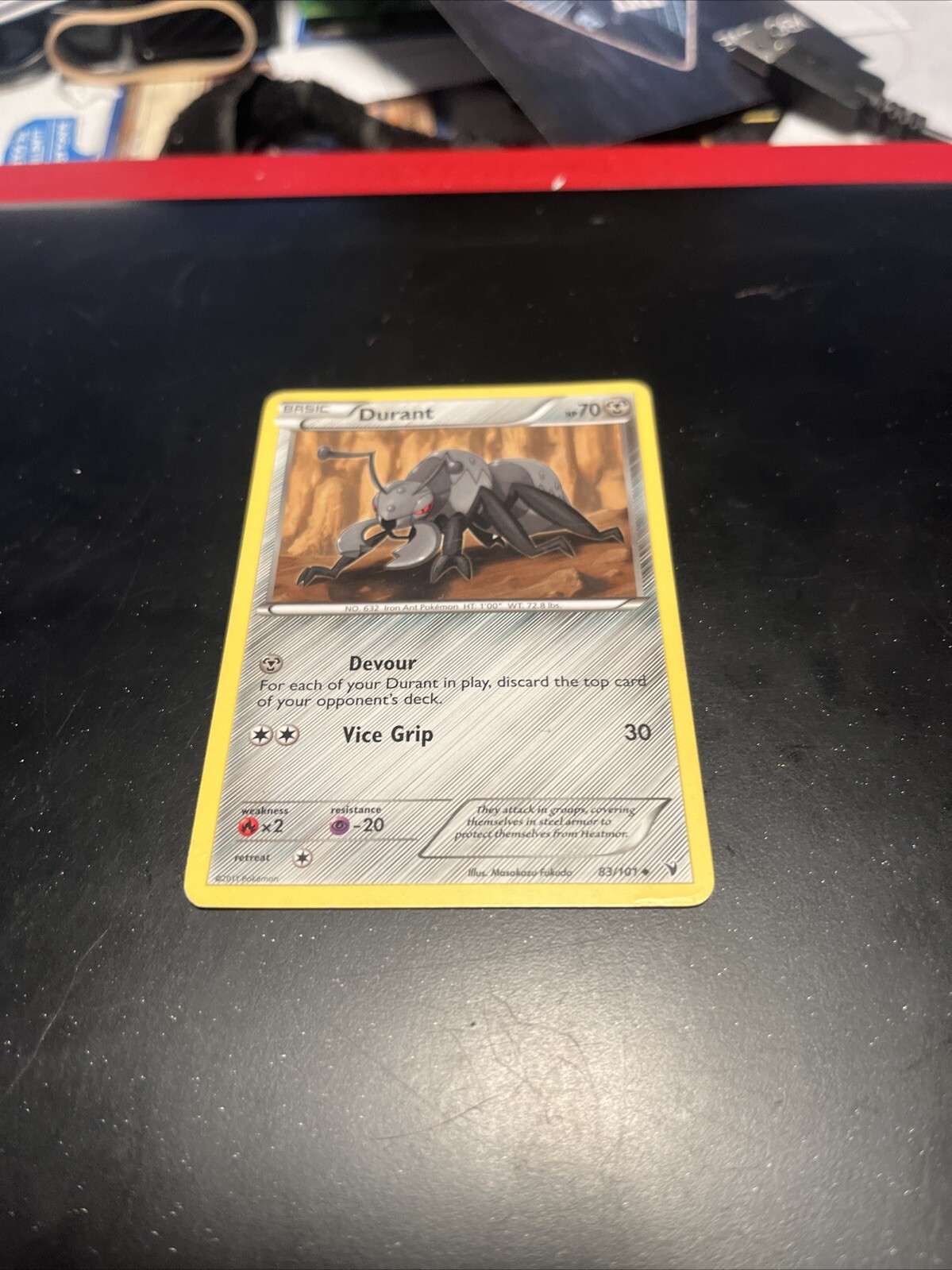 Pokémon TCG Durant Noble Victories 83/101 Regular Uncommon Trading Card 2011