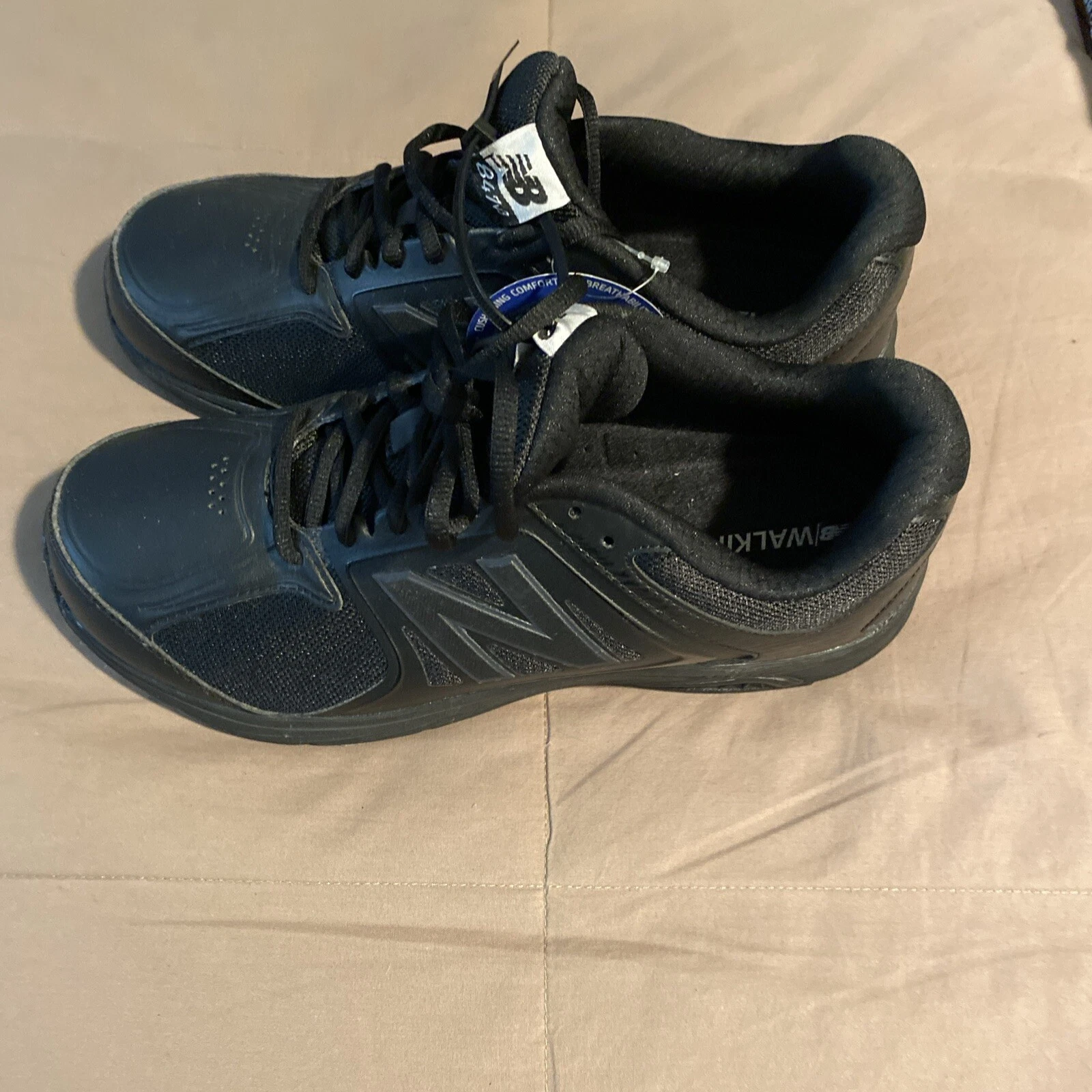 Taglia 10 New Balance 847v3 scarpe da passeggio nere da donna sneakers nuove senza scatola