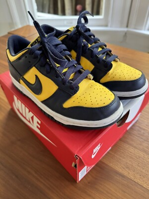 nike dunk low michigan ebay
