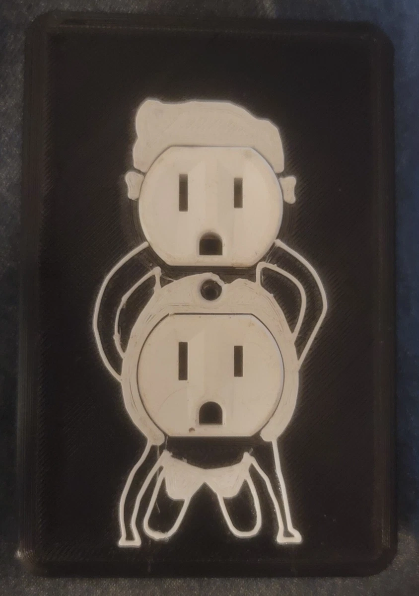 Naughty Electrical Outlet Art