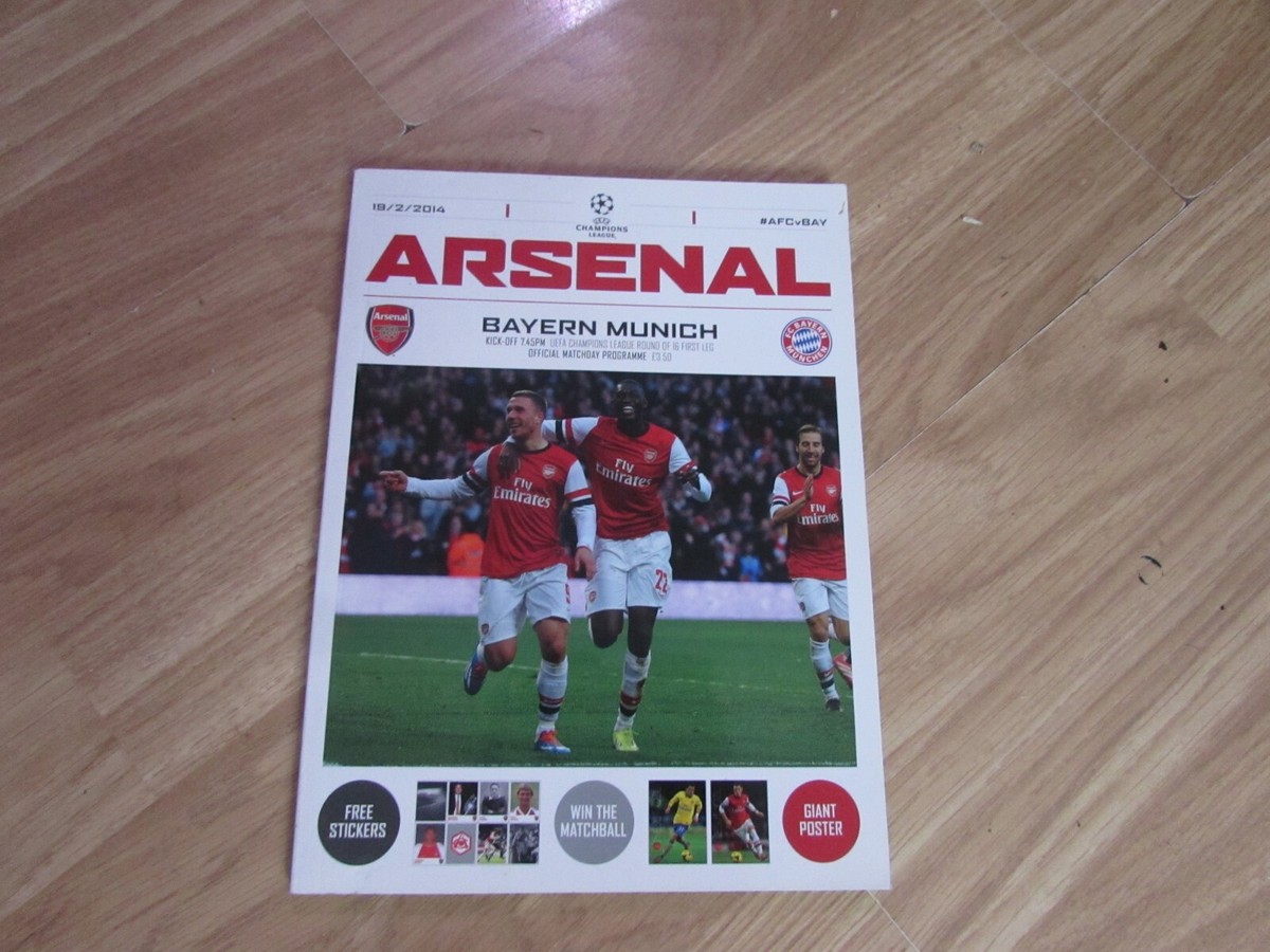 COLLECTABLE ARSENAL FC OFFICIAL MATCHDAY PROGRAMMES VARIOUS TEAMS