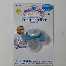 Baby King Printed On Pacifier With Cover Fishy's