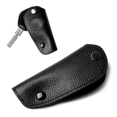 For BMW E36 E46 E39 E60 E61 Leather Key Case Litchi Synthetic Cover 51217006821