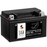 Siga Bike GEL Motorrad Batterie YTX7A-BS 7Ah 12V 130A/EN Gel12-7A-Bs, YTX7A-4