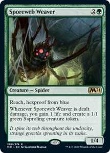 Sporeweb Weaver - Foil x1 - Magic Core Set 2021 - NM-Mint, English - Magic Core