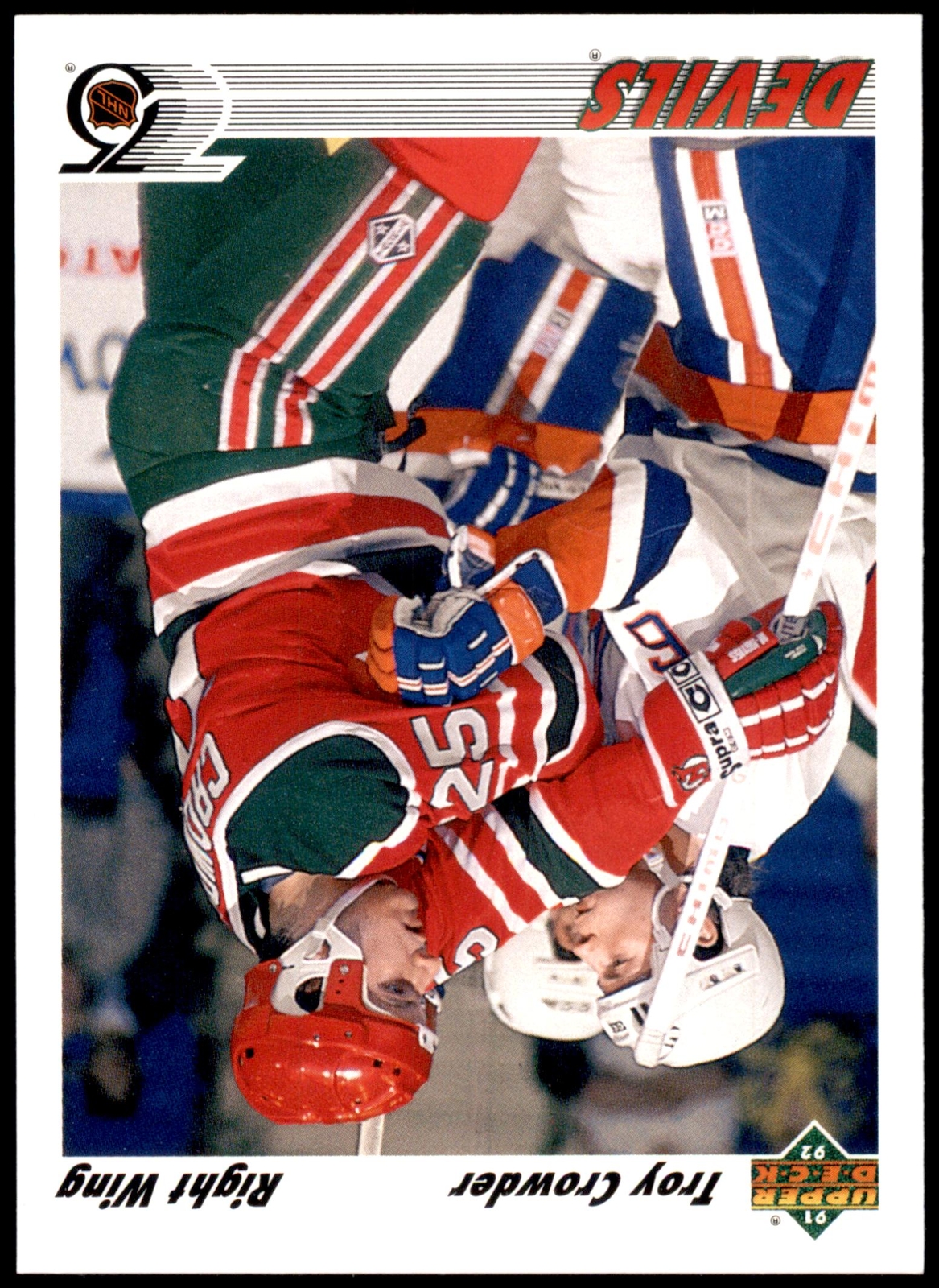 Troy Crowder #342b 1991-92 Upper Deck