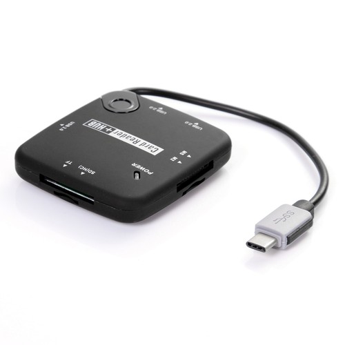 USB 3.1 Type C Multiple 3 Ports USB2.0 Hub & TF SD MS Card Reader For 12 Macbook - Photo 4/4
