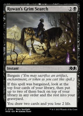 Rowan's Grim Search - Foil x1 - Wilds of Eldraine - NM-Mint, English - Wilds of 