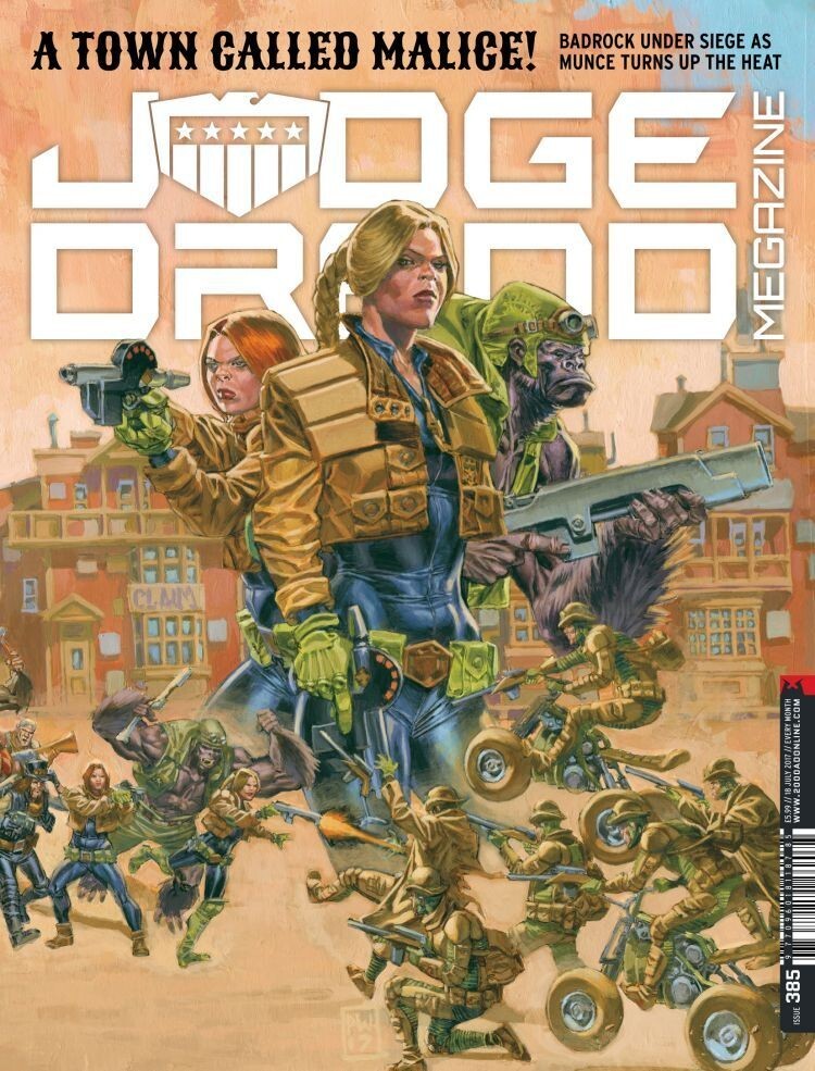 Judge Dredd Megazine 385 A Town Called Malice! (Paperback, 2017)