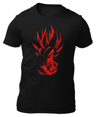 CAMISETA - DRAGON BALL - GOKU REFLEJO ROJO - T-SHIRT -