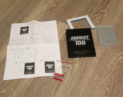 Absolut 100 High End Bar Wall Plaque Very Rare NEW Absolut Vodka Absolut 