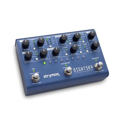 Strymon NightSky Time-Warped Reverberator Reverb Guitar Effects Pedal for Ele...