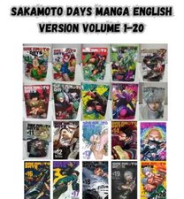 Sakamoto Days Manga By Yuto Suzuki English Version Vol. 1-20 HALF/FULL SET -DHL