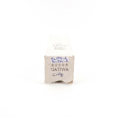 1 X 12AT7WA CIFTE RÖHRE. DUAL SUPPORT GETTER. BALANCED TRIODE *****STARS. CX ENA