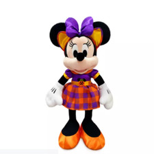 Minnie Mouse Halloween Plush 2021 Disney store NEW 15" H