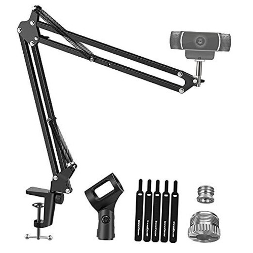 Webcam Stand, Boom Arm Mount Stand for Logitech Webcam BRIO 4K C920 C920S