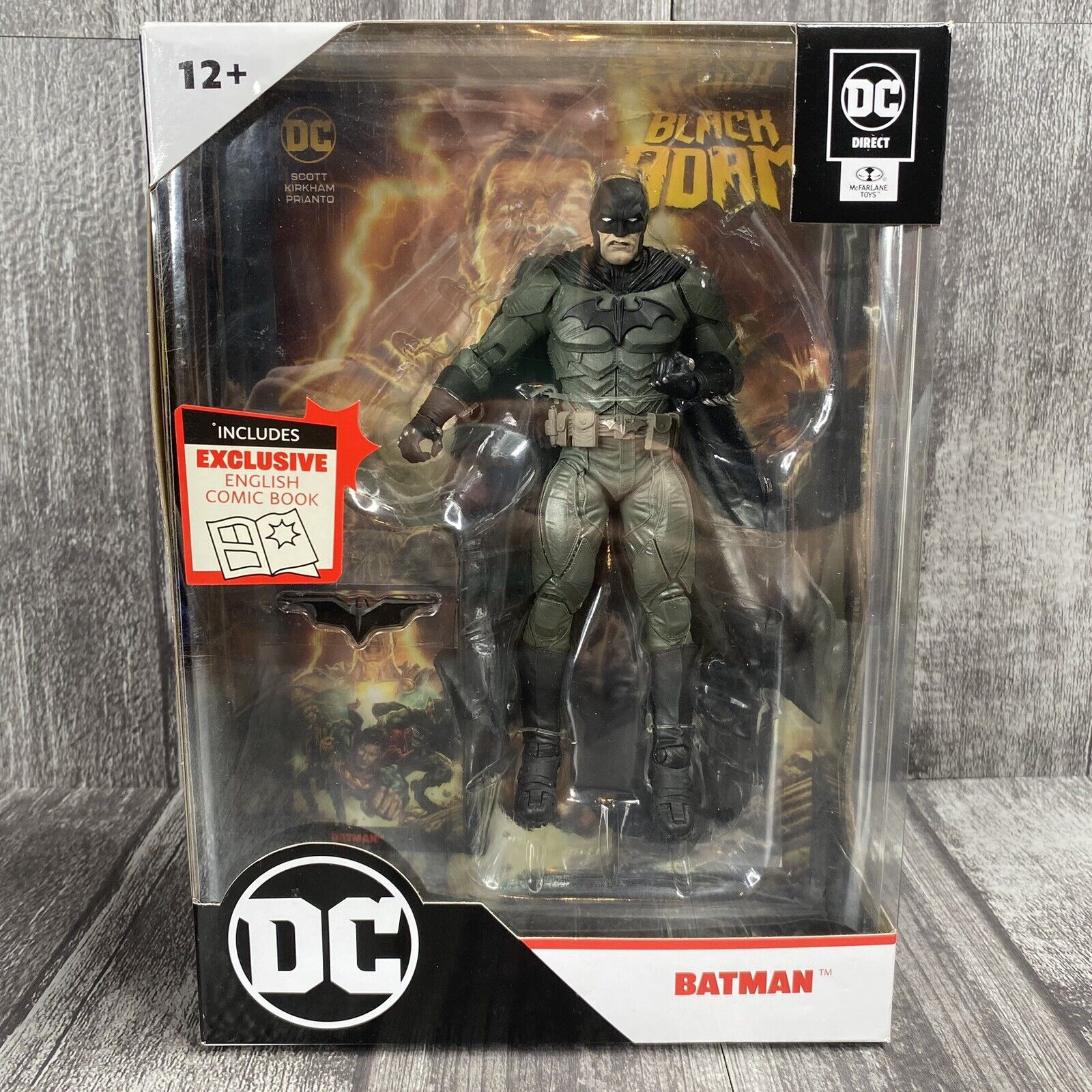 DC Direct BATMAN 7” Action Figure Black Adam Comic Wave 1 McFarlane 2022 NEW!