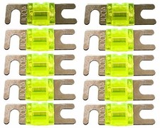 IMC Audio 100 Amp Mini ANL Fuse Gold for Car Audio Auto Marine Audio 10 Pack