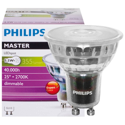 LED Reflektorlampe PAR16 MASTER LEDspot ExpertColor, GU10 dimmbar L57mm Ø50mm - Picture 18 of 29