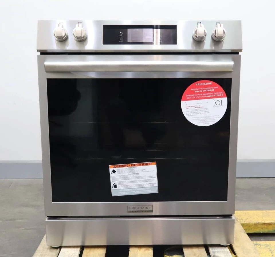 Frigidaire 30" 6.2 cu.ft. 5 Elements Freestanding Electric Range GCFE3060BF - Image 2 of 4