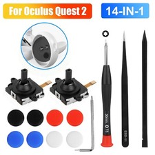 14in1 Repair Tool Kit for Oculus Quest 2 Controller 3D Analog Joystick Thumb Cap