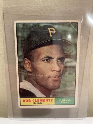 1961 Topps Set-Break #388 Roberto Clemente VG-VGEX (crease)
