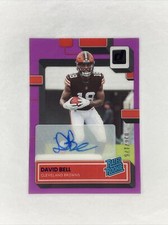2022 CLEARLY DONRUSS RATED ROOKIE PURPLE BROWNS DAVID BELL RC /175