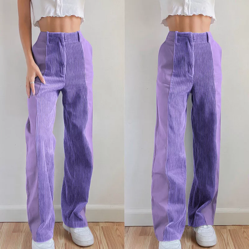 Ladies purple hotsell corduroy trousers