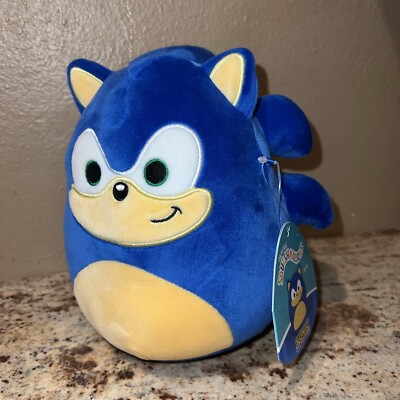 Squishmallow Original Sonic the Hedgehog Super Soft Plush 8'' - NEW WITH TAGS
