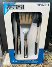 Master Forge 4-Pack Stainless Steel Tool Set UPC 649398426216