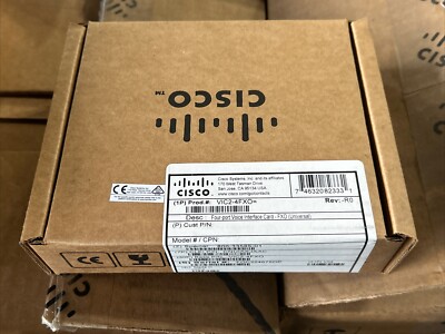 NEW GENUINE Cisco VIC2-4FXO 4-Port Voice Interface Card