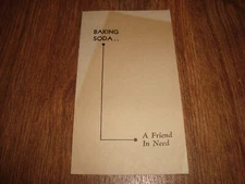 Baking Soda A Friend In Need Arm & Hammer And Cow Brand Baking Soda Booklet