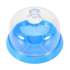 Portable 6-Slot Watch Dust Sheet Cover Tray Parts Watchmakers Repair Tools Box F