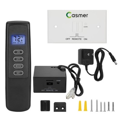 Universal Fireplace Remote Control Kit,Fit skytech Black 
