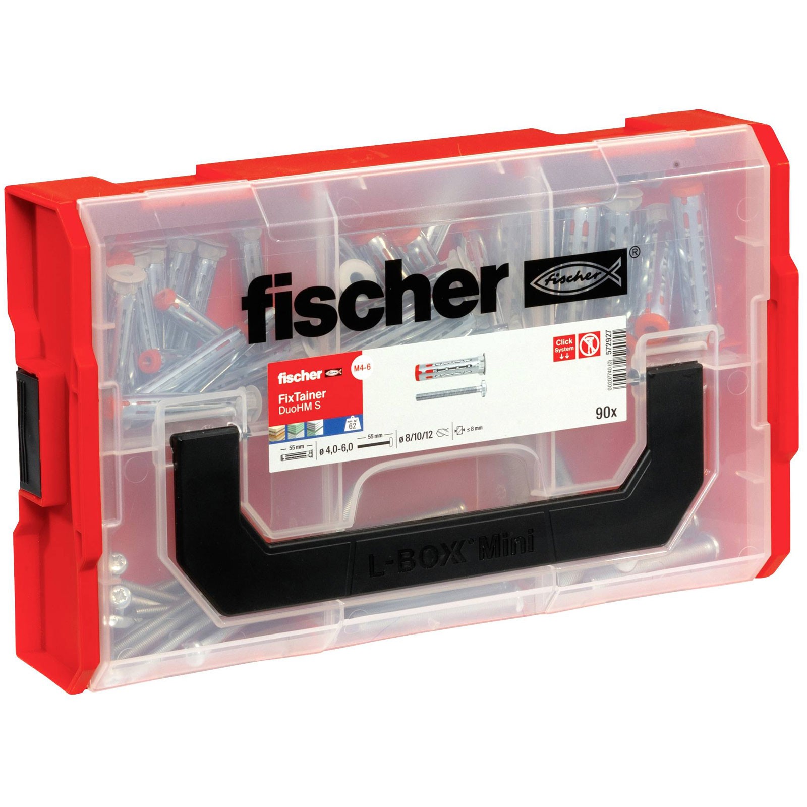 Fischer FixTainer DuoHM Cavity Plug 55mm 90pcs for 9.5-30mm boards